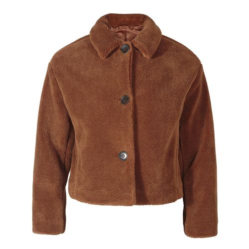 Teddy Brown Cropped Coat