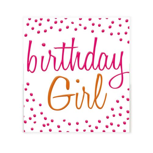 Birthday Girl Birthday Card