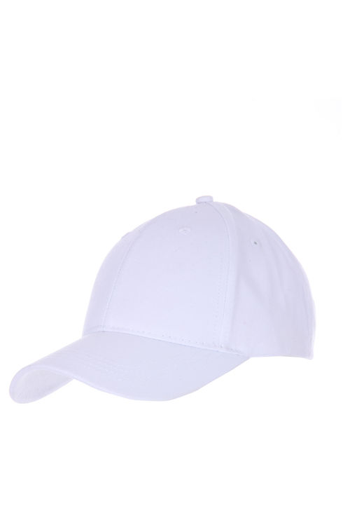 Womens White Basic Cap