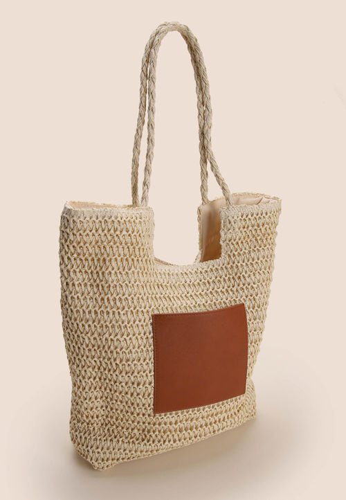 Womens Natural Patch Shopper...