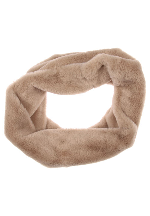 Womens Mink Faux Fur Snood