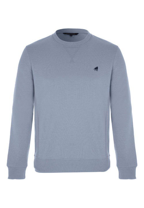 Mens Soft Blue Crew Neck...