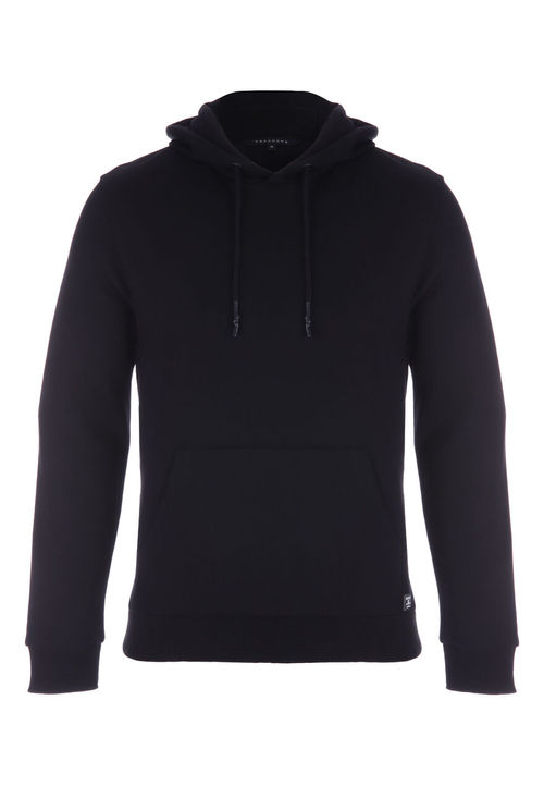 Mens Plain Black Pullover...