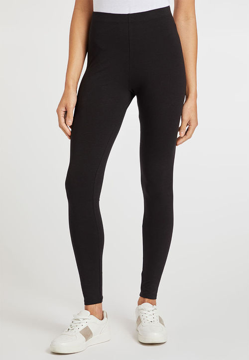 Womens 2pk Black Leggings