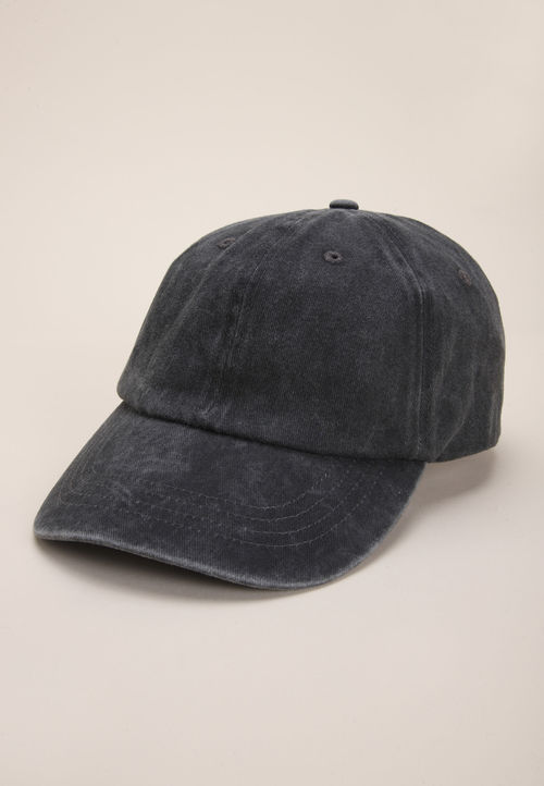 Mens Black Denim Cap