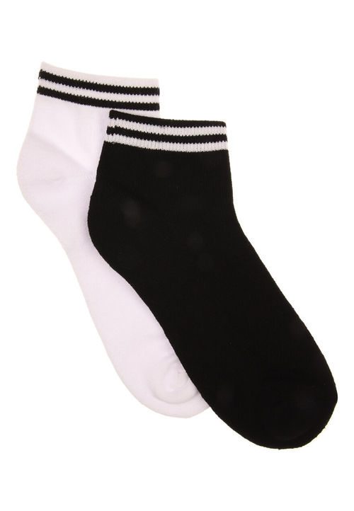 Mens 2pk Black and White...