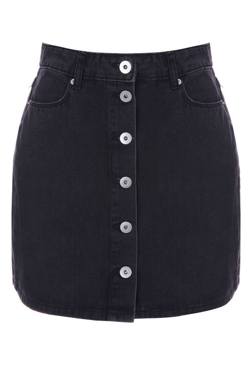 Womens Black Mini Skirt