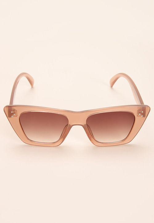 Womens Light Brown Cat Eye...