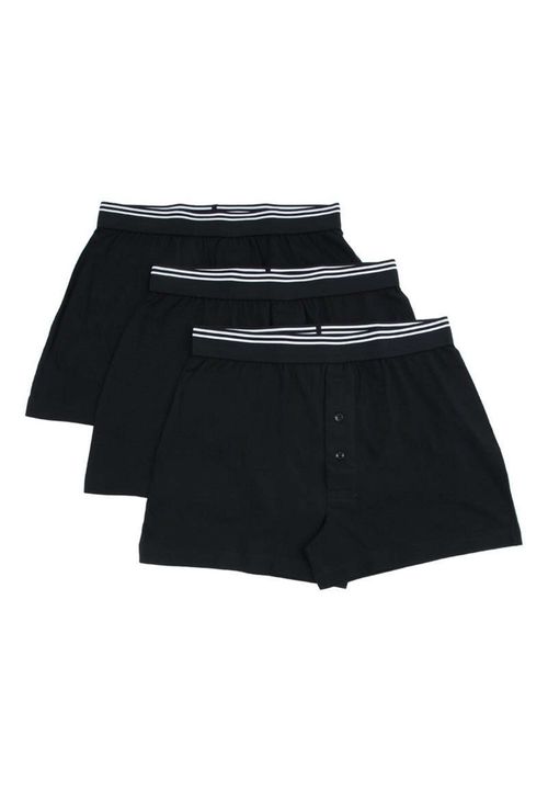 Mens 3pk Black Loose Fit...