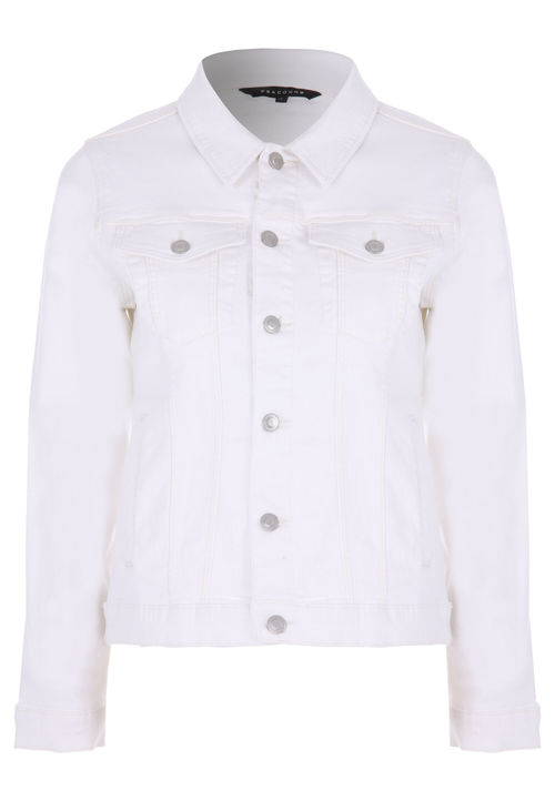 Womens White Denim Jacket