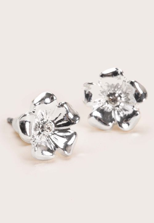 Womens Mini Silver Flower...