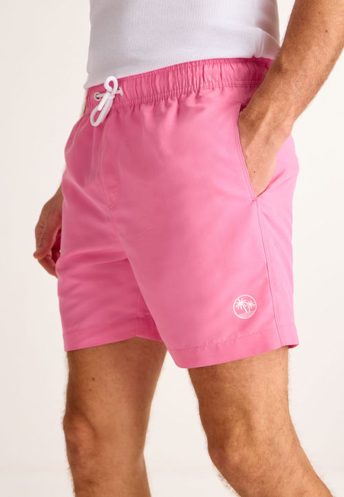 Mens Pink Swim Shorts