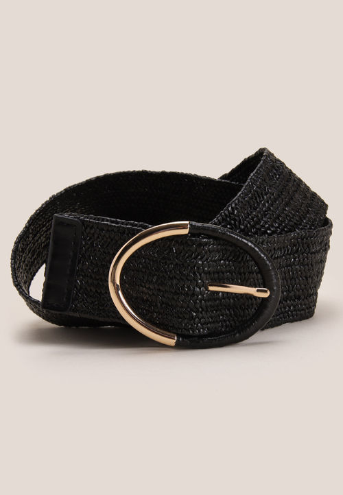 Womens Black Woven Stretch Belt | £8.00 | Mirror Online