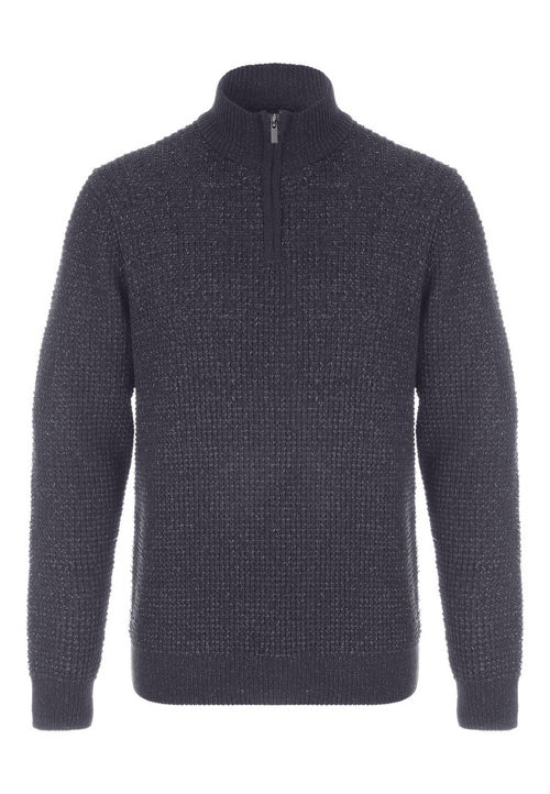 Mens Charcoal Quarter Zip...