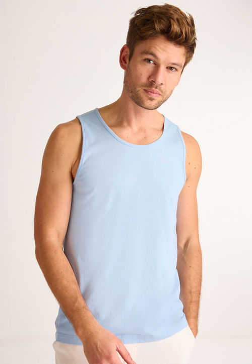 Mens Light Blue Vest