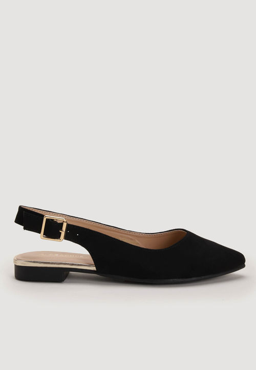 Womens Black Slingback Shoes