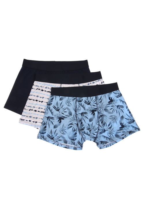 Mens 3pk Blue Palm Hipster...