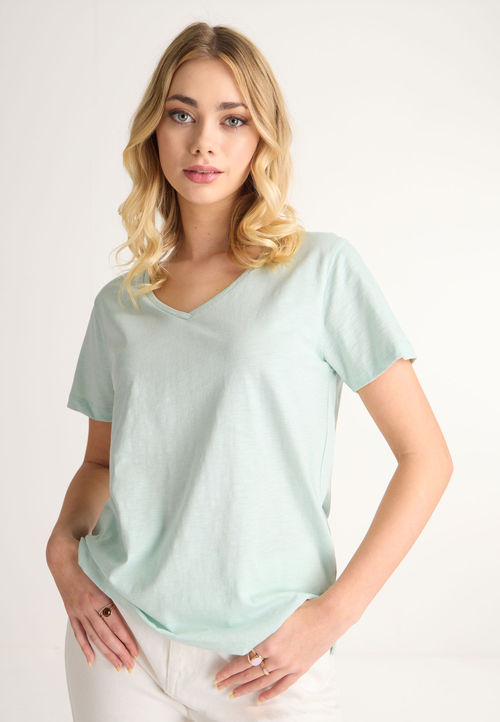 Womens Sage Loose Fit T-shirt