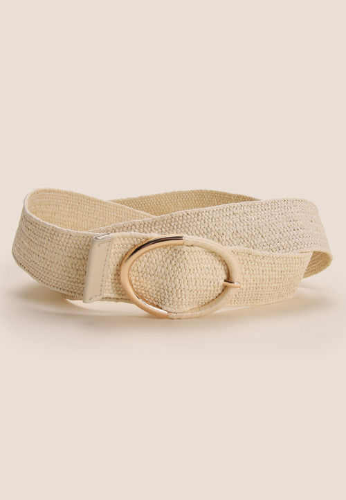 Womens Natural Woven Stretch...