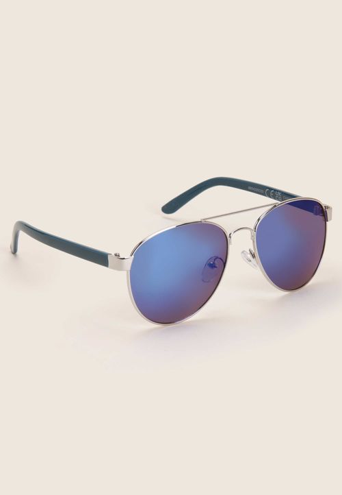 Boys Blue Mirrored Aviator...