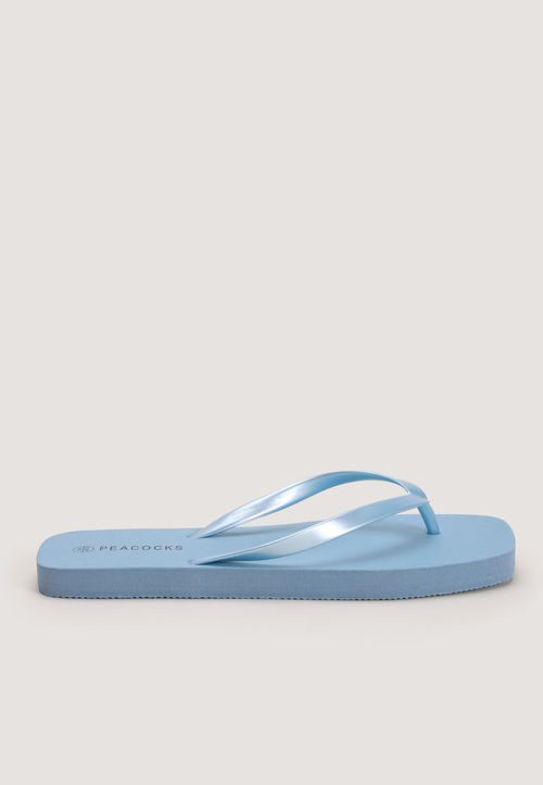 Womens Blue Flip Flops