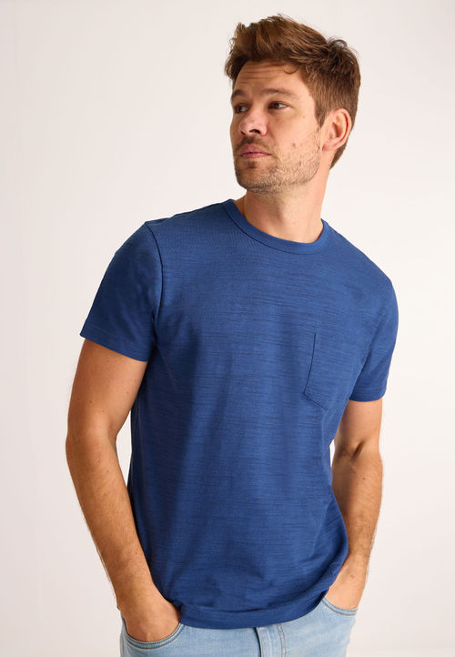 Mens Dark Blue Pocket T-Shirt | £6.40 | Mirror Online