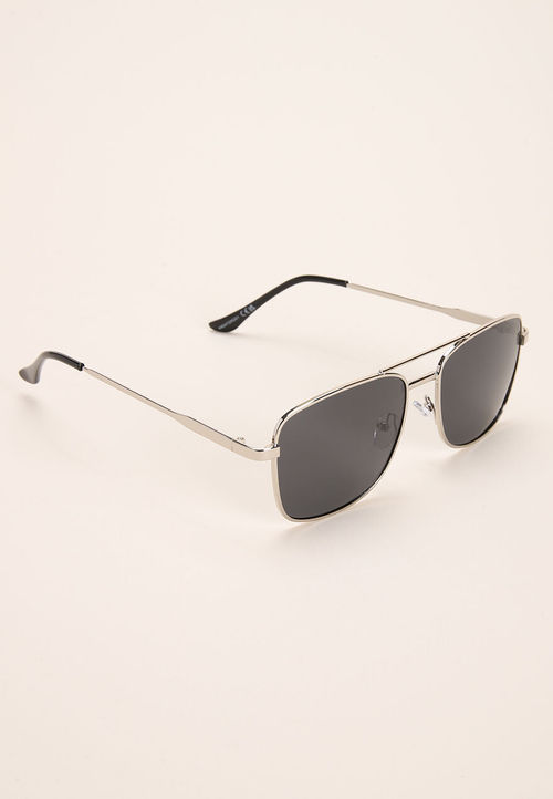 Mens Silver Aviator Polarised...