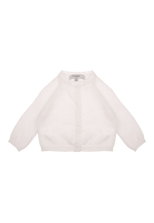 Baby Girl White Cardigan