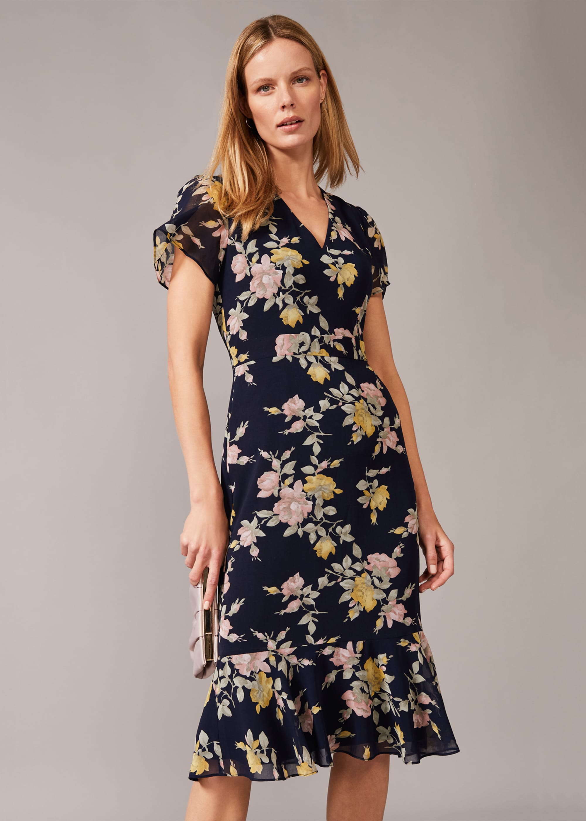 Phase eight joss floral dress outlet