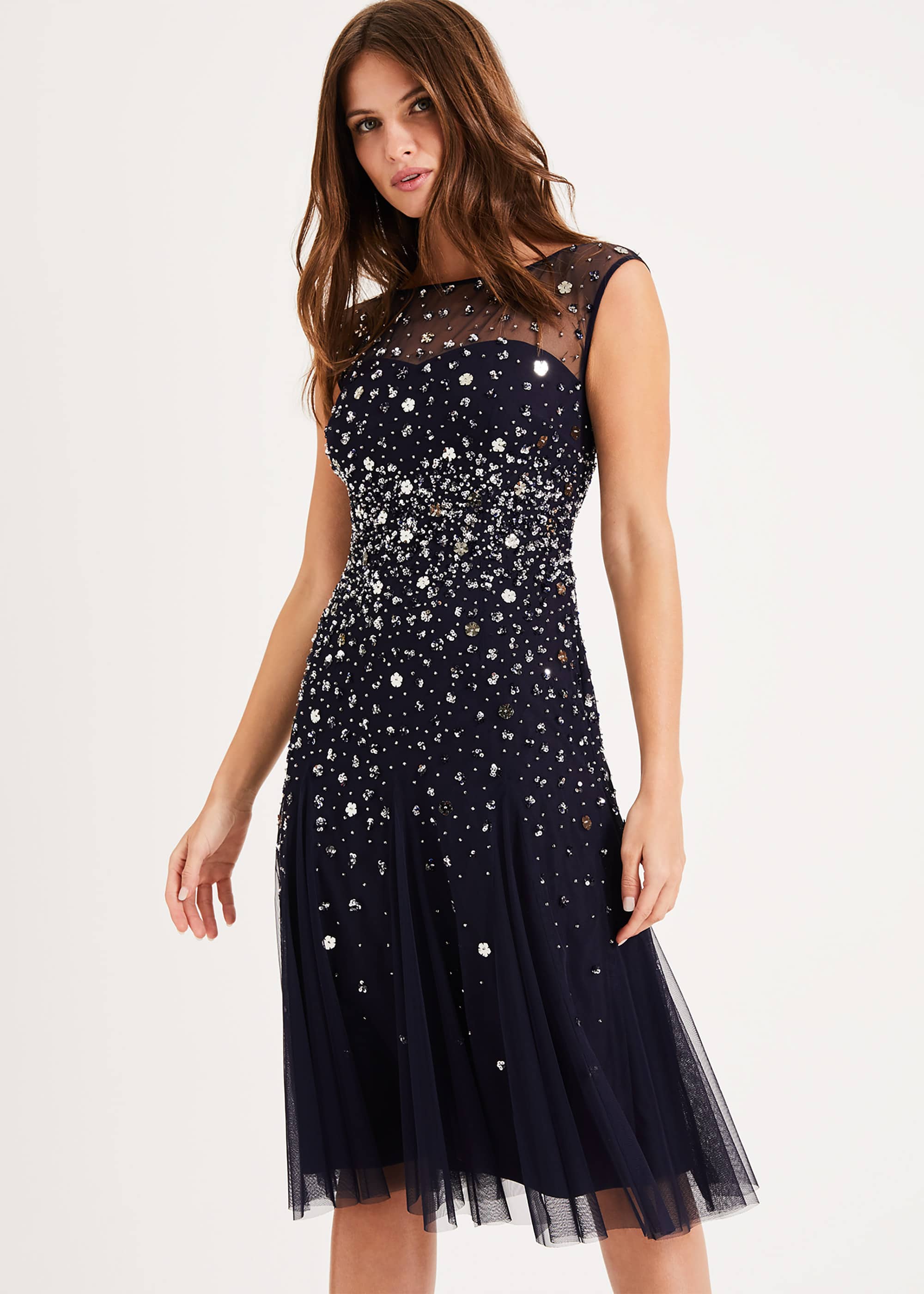 Phase eight evie 2025 rose sequin dress
