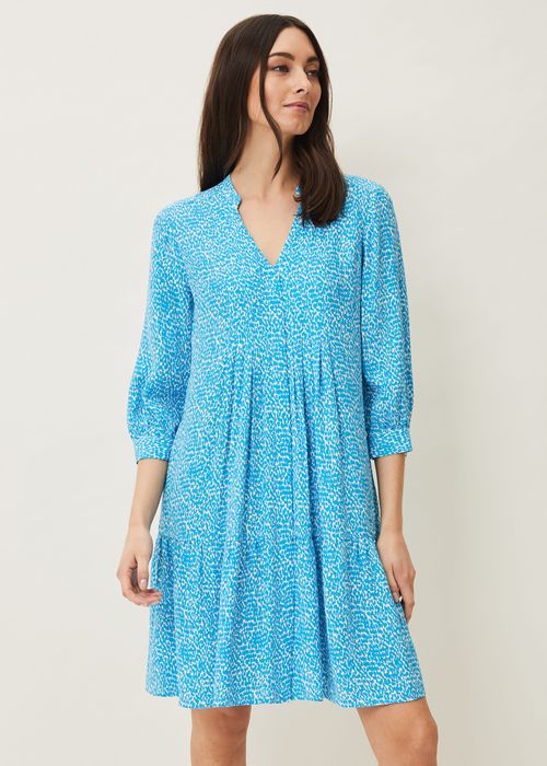 Phase Eight Women's Penele Blue Geo Midaxi Dress, £79.00