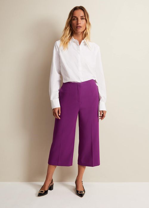 Sylvie Pleat Wide Leg Trousers