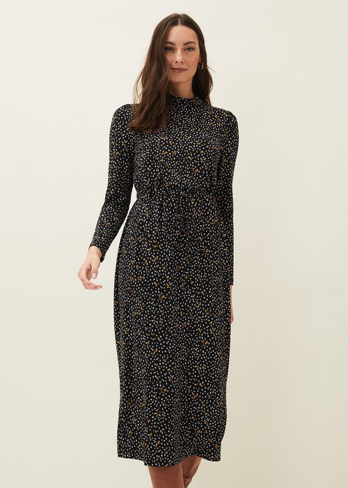 Catrin Floral Jersey Dress