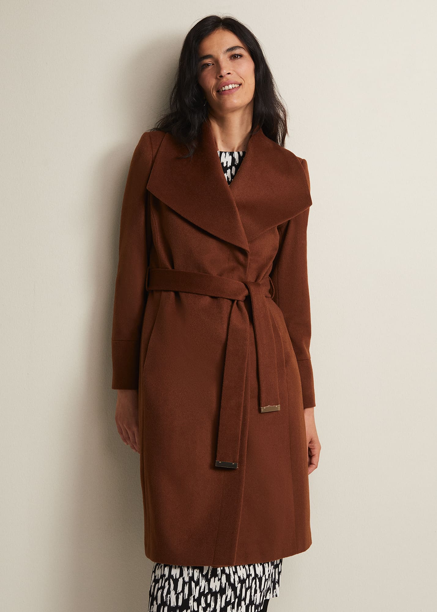 Phase eight nicci short belted coat 2025