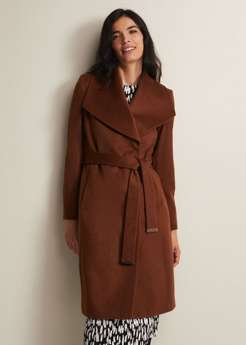 Nicci Belted Wool Coat