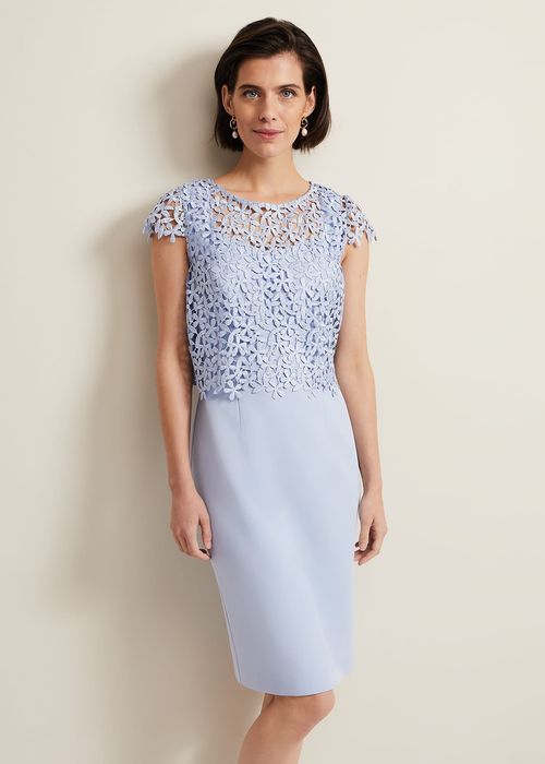 Petite Daisy Lace Midi Dress