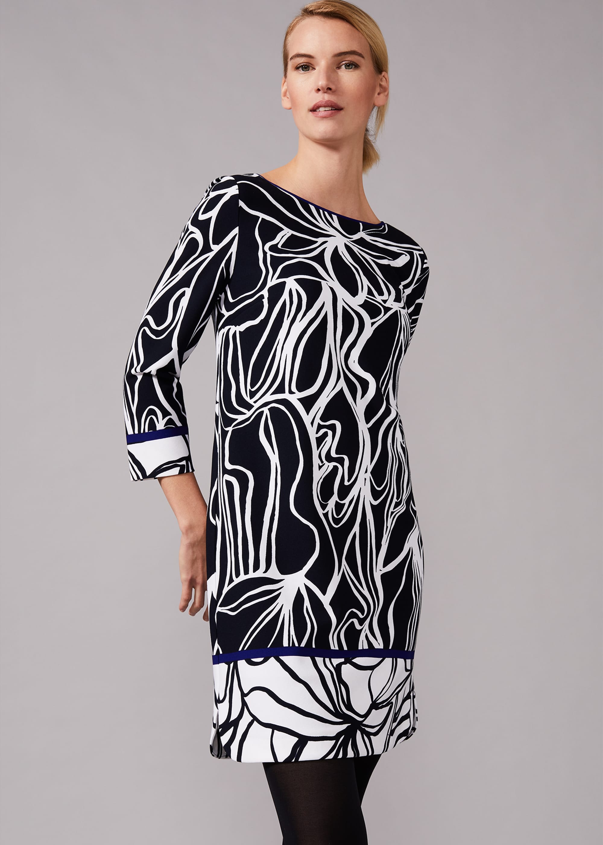 sheldon printed dress phase eight