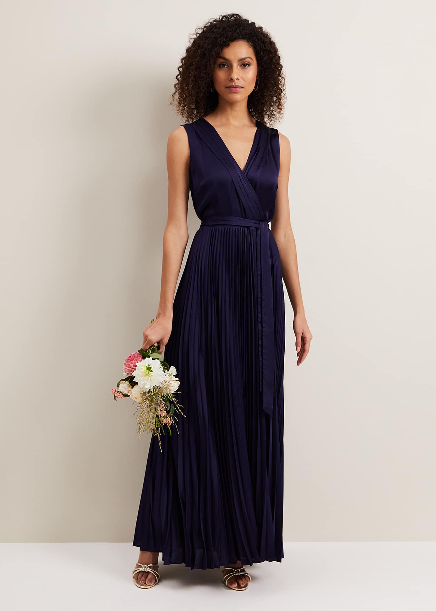 Phase Eight Women's Lillian Pleated Wrap Maxi Dress | £349.00