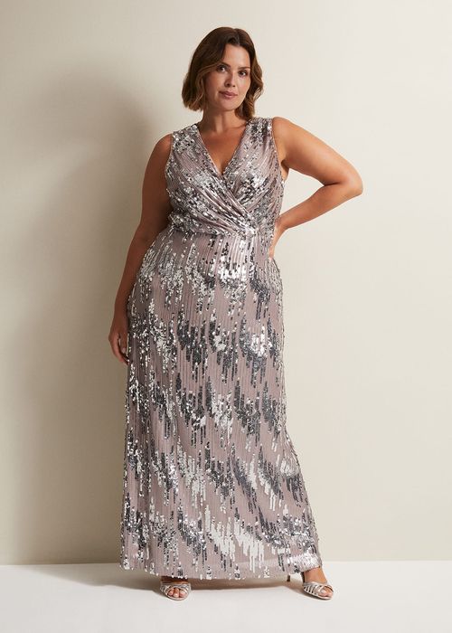 Amily Sequin Maxi Dress