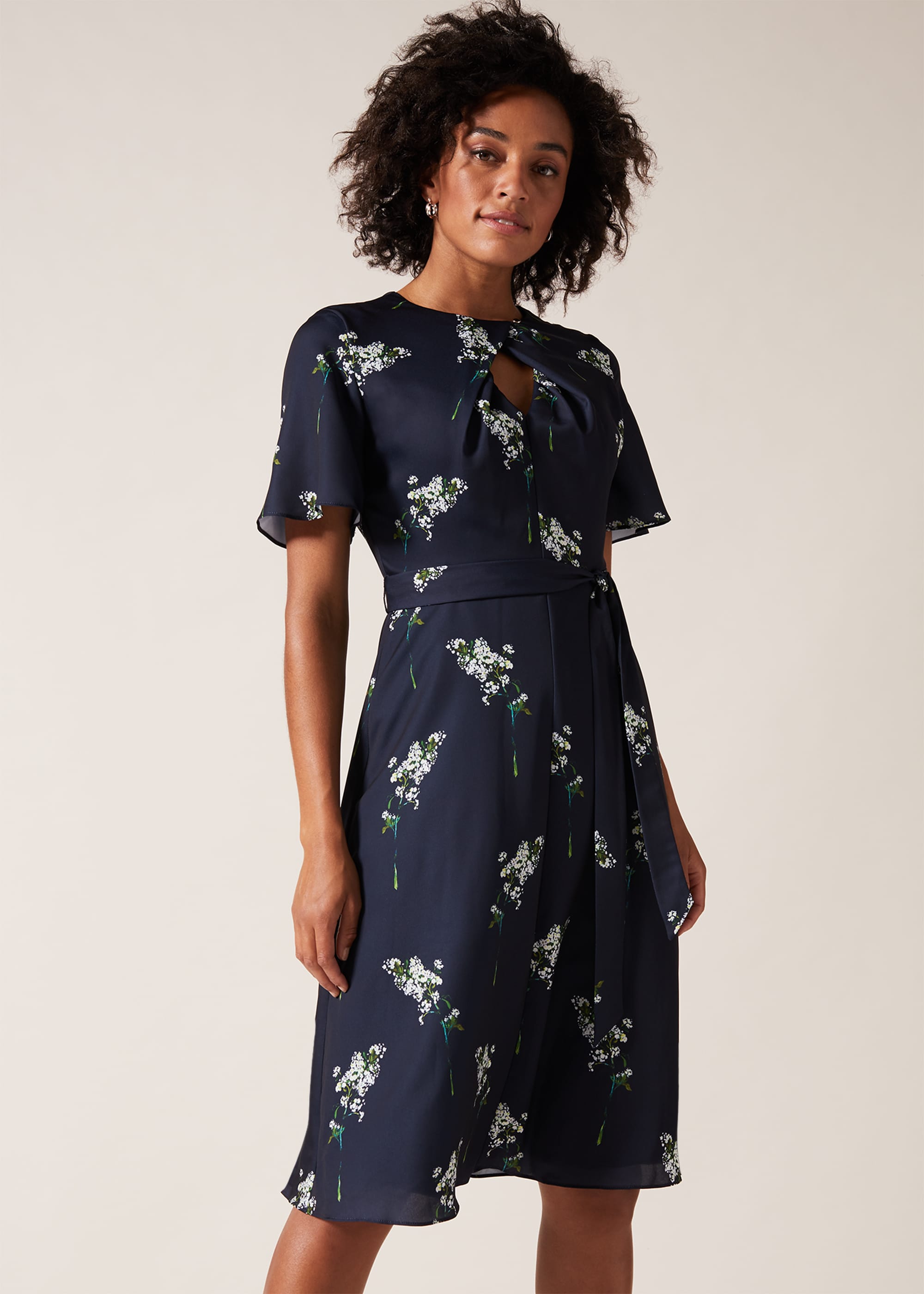 sheldon printed dress phase eight