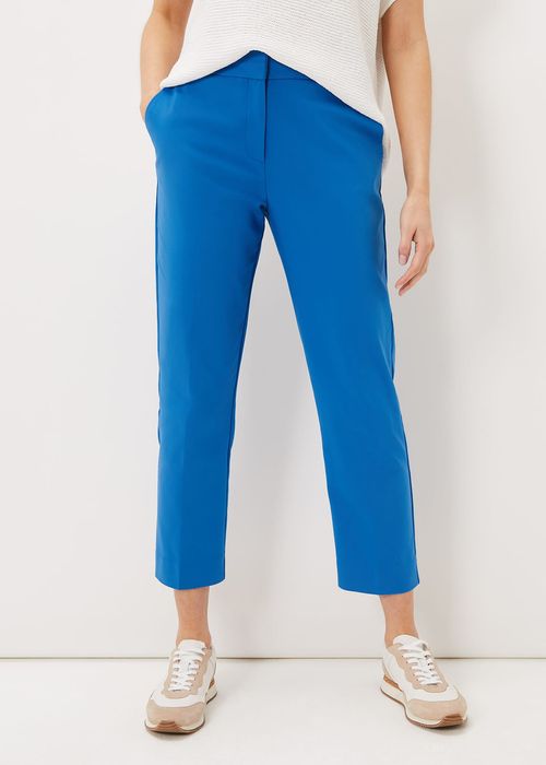 Phase Eight Women's Jazlyn Check Culottes, Blue, Culottes