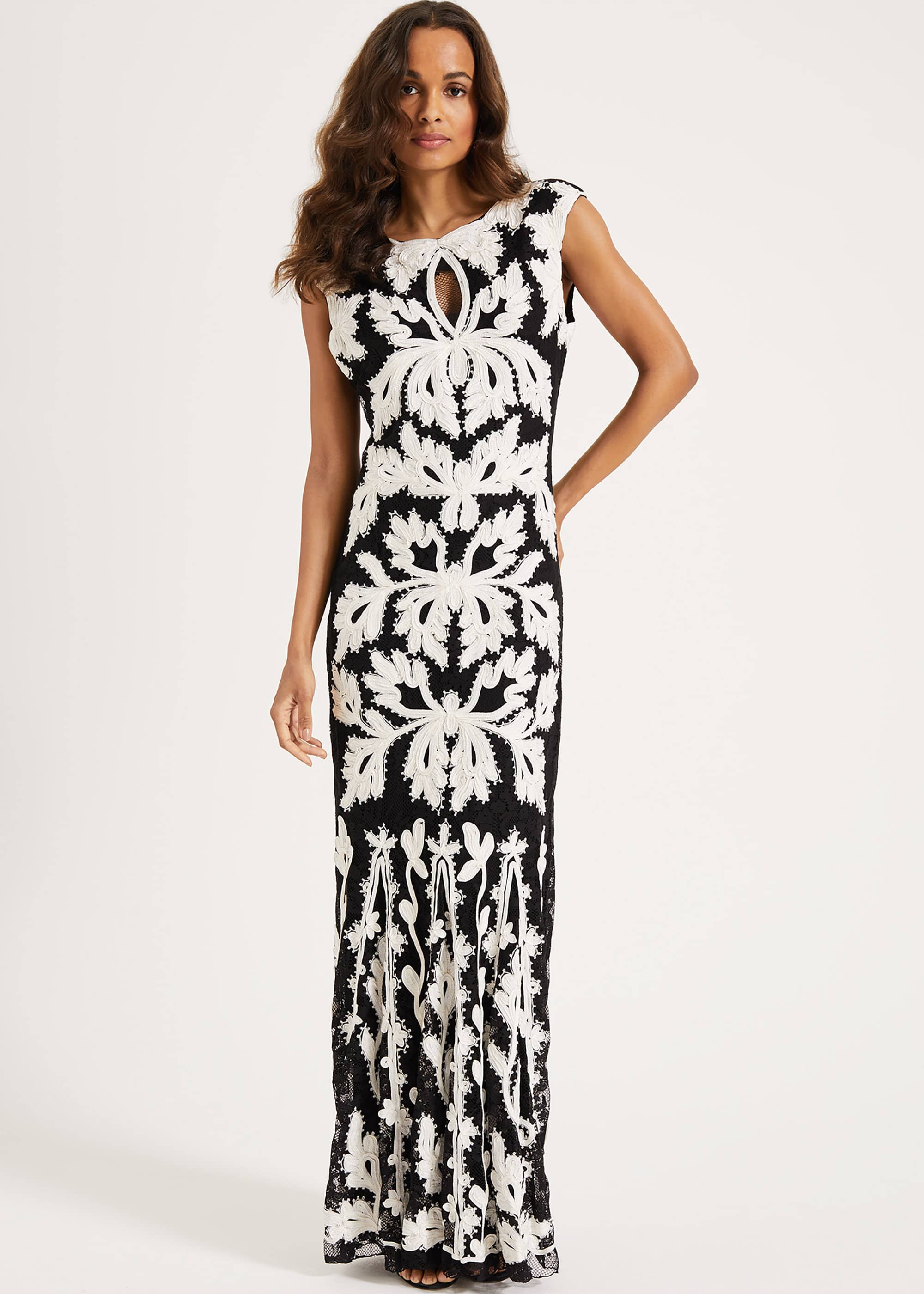 Aubree tapework maxi dress sales