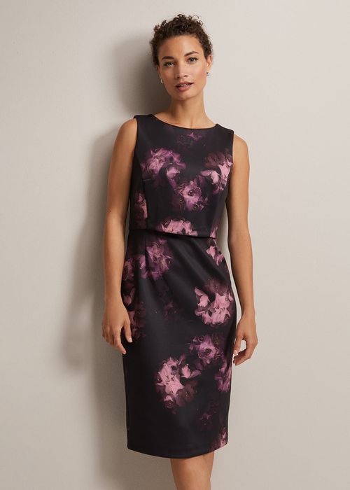 Effie Floral Scuba Dress