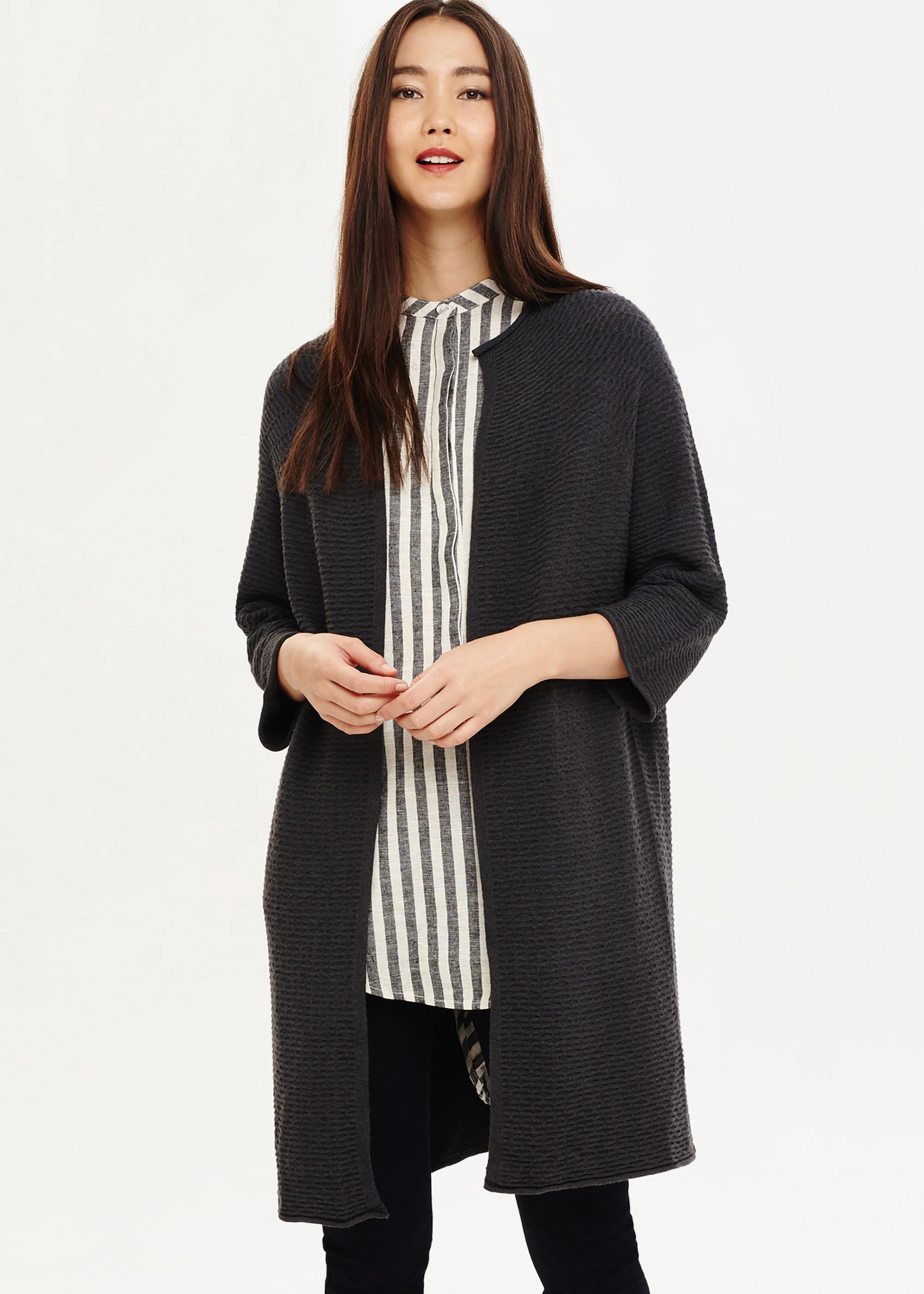Phase Eight Madie Waffle Dress, Neutral 
