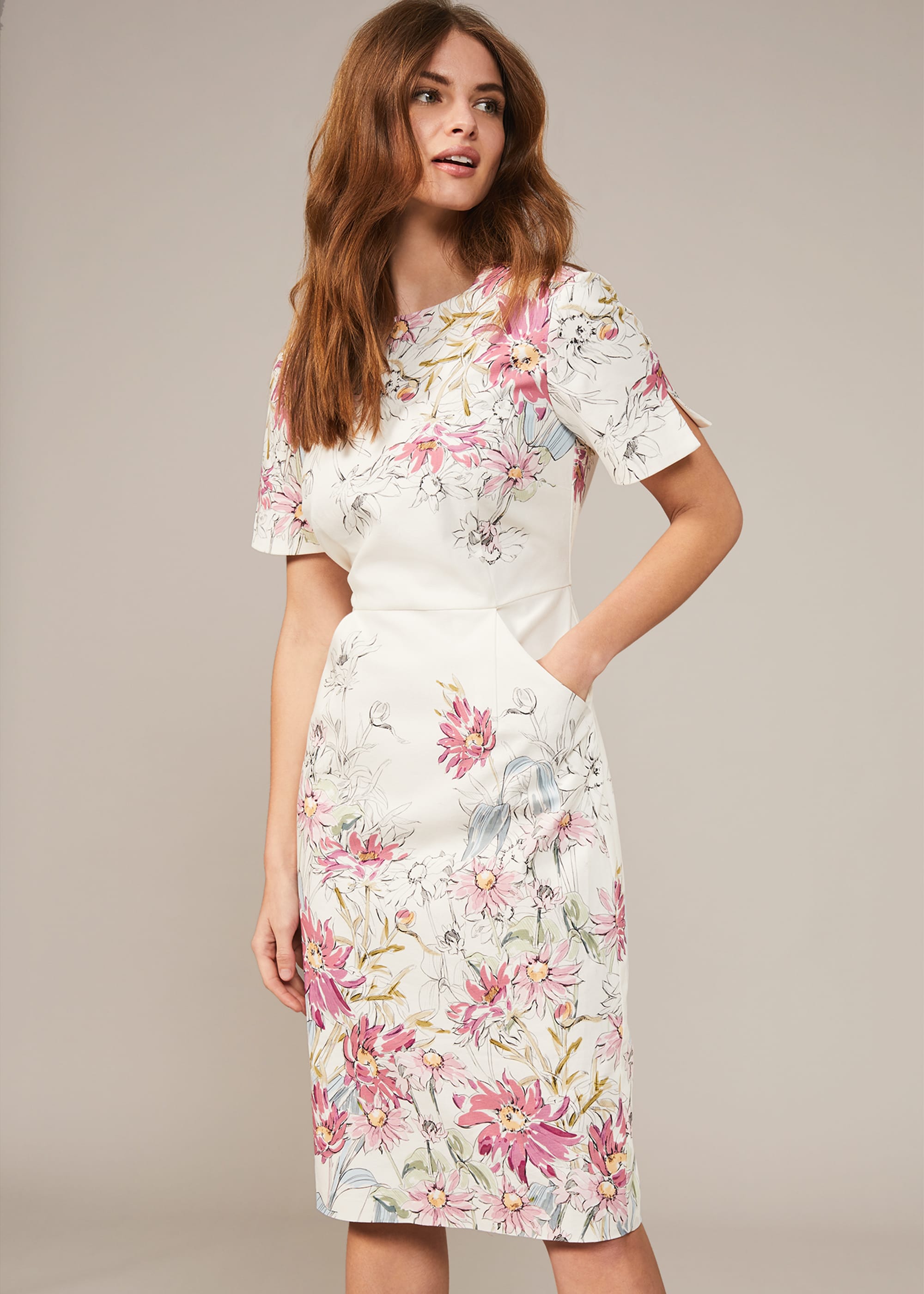 Phase eight elin floral dress outlet
