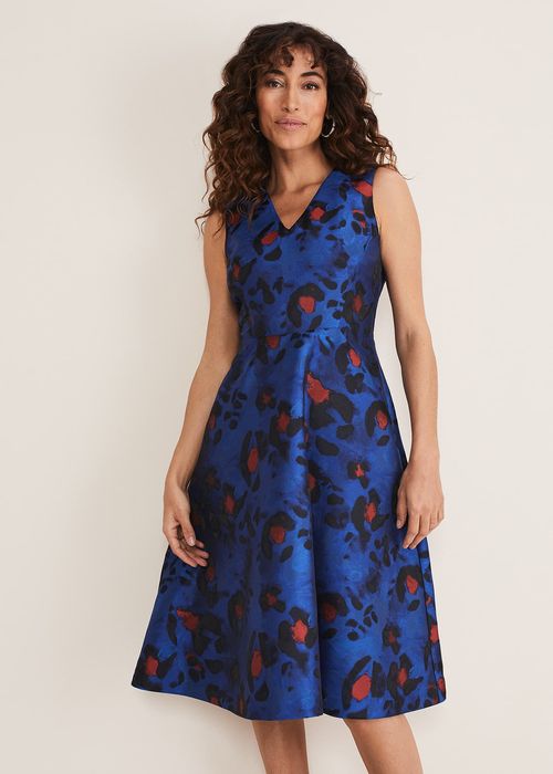 Adonia Abstract Jacquard Dress