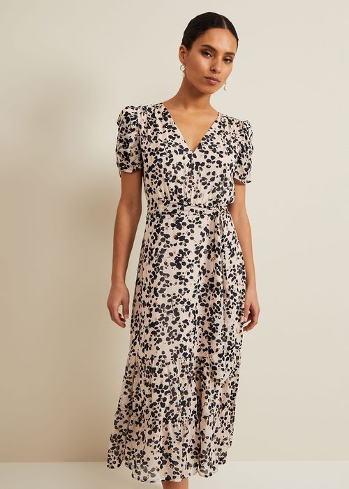 Amy. Floral V-Neck Dress, V Neck Floral Dress