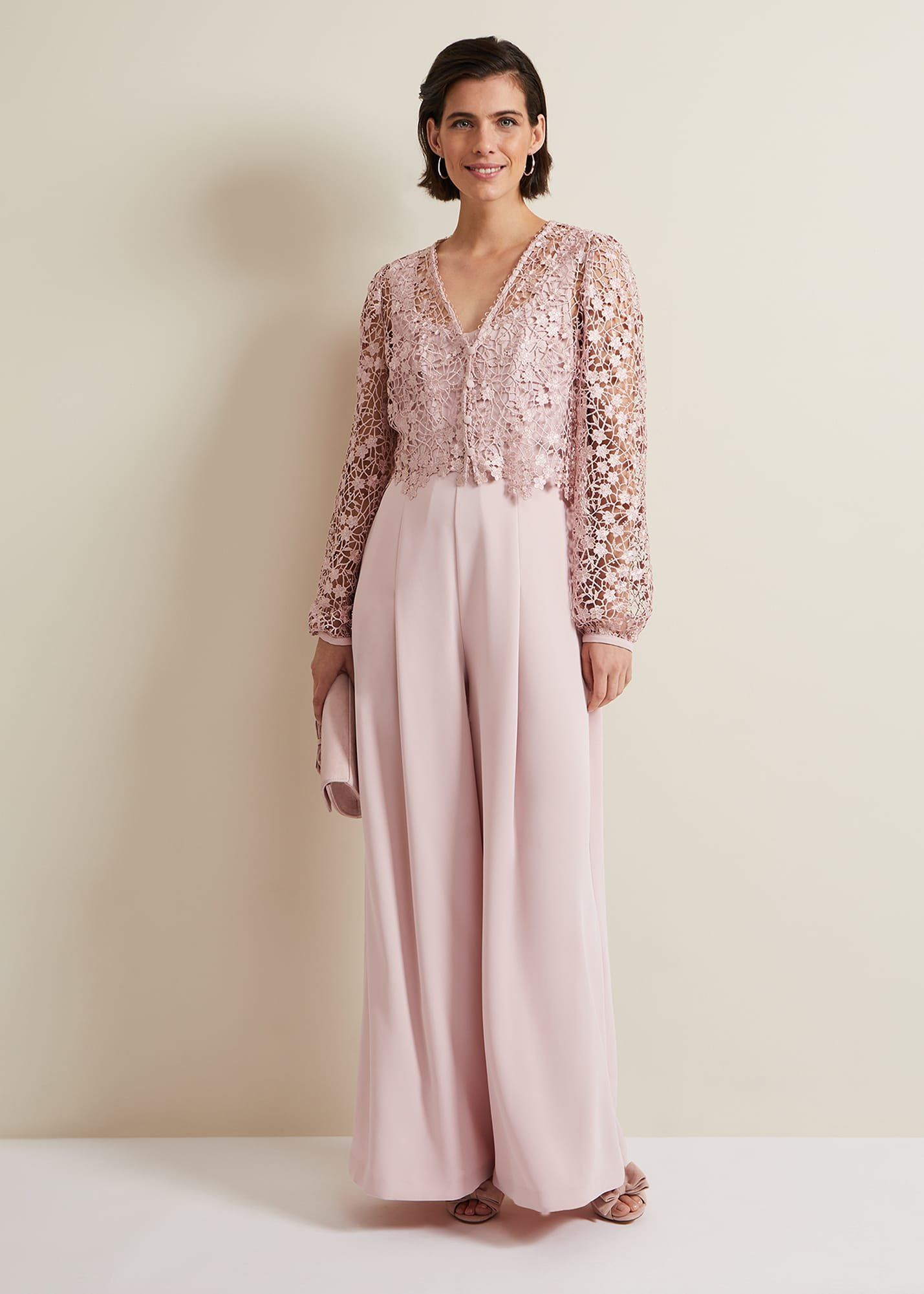 Phase eight clearance dusky pink dress