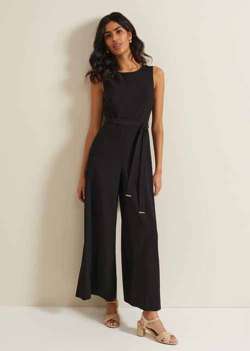 Phase Eight Women's Marta Black Culotte Jumpsuit | £88.00 | Mirror Online