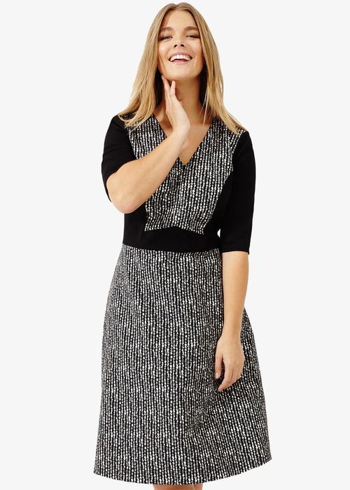 Adonia Abstract Jacquard Dress